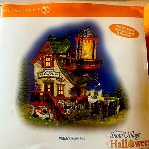 Witches brew pub dept 56 Halloween
